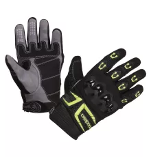 Перчатки текстильные MX Top Modeka черные/желтые