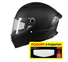 Шлем-интеграл MT Stinger 2 черный матовый + FOGOFF
