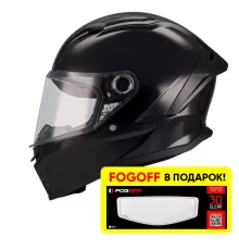Шлем-интеграл MT Stinger 2 черный глянцевый + FOGOFF