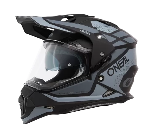 Шлем для эндуро O'NEAL SIERRA черный/серый матовый