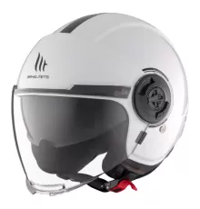 Шлем открытый MT Viale белый глянцевый