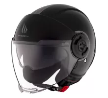 Шлем открытый MT Viale черный глянцевый