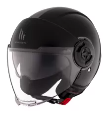 Шлем открытый MT Viale черный глянцевый