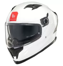 Шлем-интеграл MT Braker SV белый глянцевый