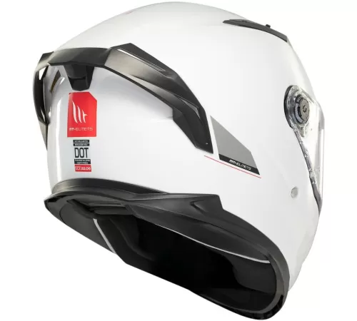 Шлем-интеграл MT Braker SV белый глянцевый