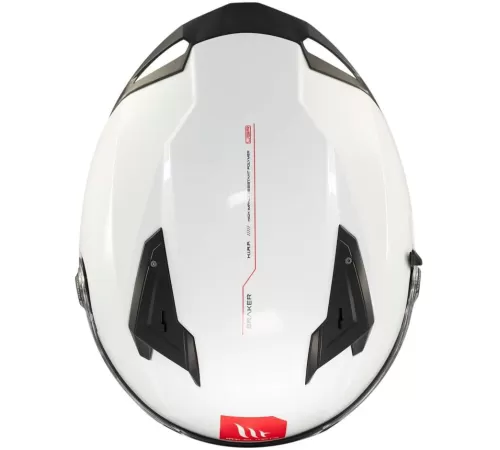 Шлем-интеграл MT Braker SV белый глянцевый