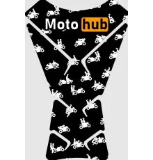 Наклейка на бак мотоцикла объемная 016