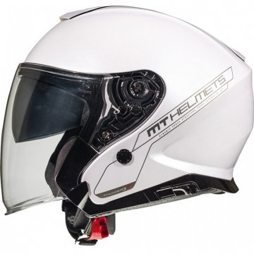 Шлем открытый MT Thunder 3 SV JET SOLID A0 GLOSS PEAR WHITE