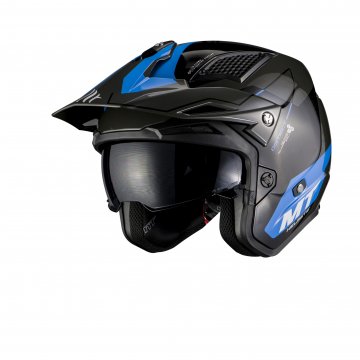 Шлем открытый MT DISTRICT SV SUMMIT H7 GLOSS BLUE