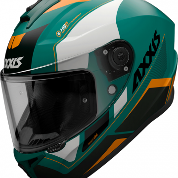 Шлем-интеграл AXXIS Helmets DRAKEN S WIND C6 GREEN
