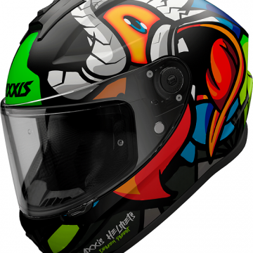 Шлем-интеграл AXXIS Helmets DRAKEN S PARROT A1 BLACK