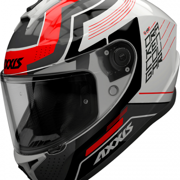 Шлем-интеграл AXXIS Helmets DRAKEN S COUGAR A5 RED
