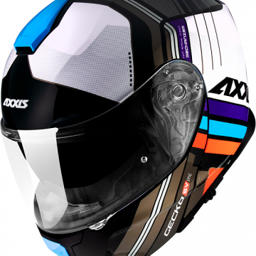 Шлем-модуляр AXXIS Helmets GECKO SV EPIC B7 BLUE