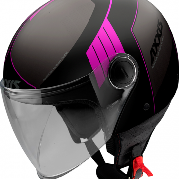 Шлем открытый AXXIS Helmets SQUARE CONVEX B8 FLUOR PINK