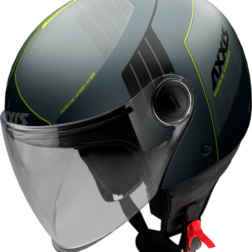 Шлем открытый AXXIS Helmets SQUARE CONVEX C2 GRAY