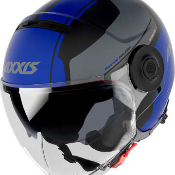 Шлем открытый AXXIS Helmets RAVEN SV MILANO B7 BLUE