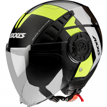 Шлем открытый AXXIS Helmets METRO COOL B3 FLUOR YELLOW