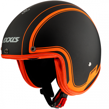 Шлем открытый AXXIS Helmets HORNET SV ROYAL A4 FLUOR ORANGE