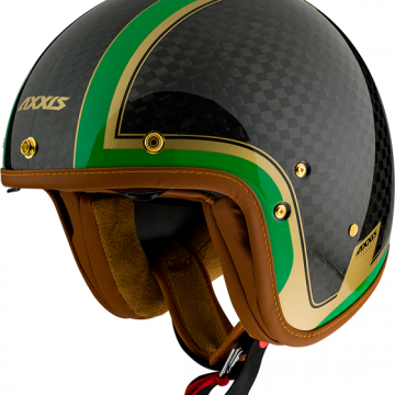 Шлем открытый AXXIS Helmets HORNET SV ROYAL CARBON A6 GREEN