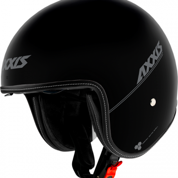 Шлем открытый AXXIS Helmets HORNET SV SOLID A1 BLACK