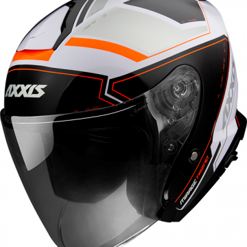 Шлем открытый AXXIS Helmets MIRAGE SV TREND A4 FLUOR ORANGE
