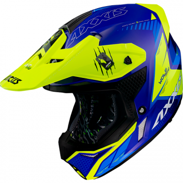 Шлем кроссовый AXXIS Helmets WOLF STARTRACK C7 BLUE