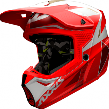 Шлем кроссовый AXXIS Helmets WOLF BANDIT B5 RED