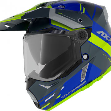 Шлем кроссовый AXXIS Helmets WOLF DS FOREST C3 FLUOR YELLOW
