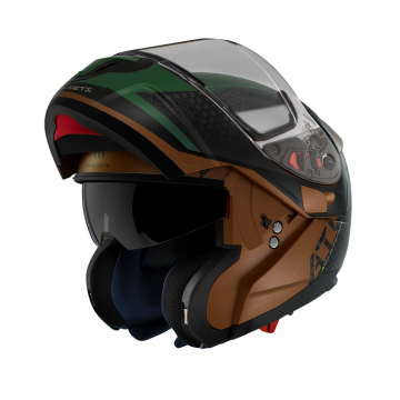 Шлем-модуляр ATOM SV ADVENTURE B6 матовый коричневый